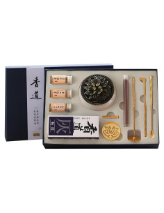 Kit de Quemador de Incienso Homaisson Cobre y Porcelana 3 Aromas