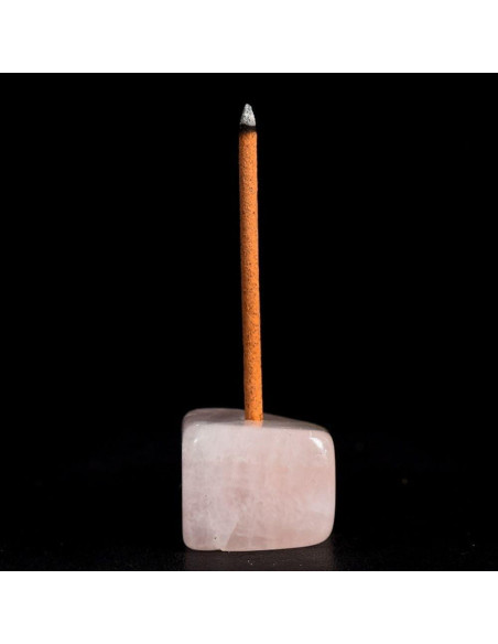 Soporte de Incienso Leadigol de Cuarzo Natural - 2 Piezas