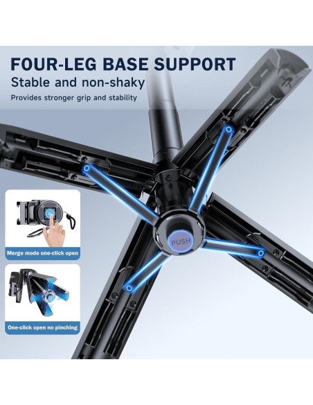 Palo Selfie Mini Hesheng M5 con Control Remoto Bluetooth