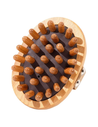 Peine de Masaje de Madera Natural TIKMNO 11x8cm para Relajación