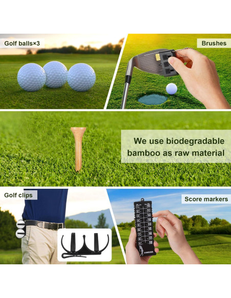 Set de Accesorios de Golf Zeceliko GF-0001 con Telémetro