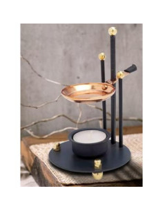 Horno de Incienso Hecho a Mano con Sartén de Cobre 16 cm 2