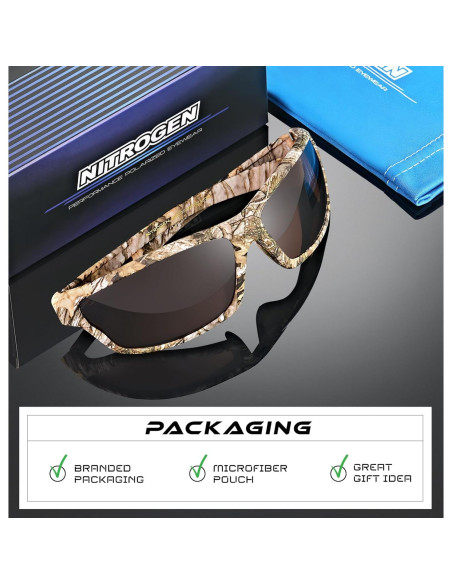 Gafas de sol deportivas Nitrogen polarizadas UV400 unisex Gafas de sol deportivas Nitrogen polarizadas UV400 unisex