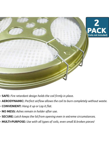 Soporte para Espirales de Mosquitos W4W - Juego de 2 Unidades