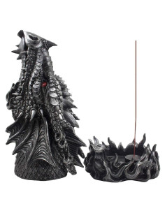 Soporte de Incienso Dragón Metálico DWK 17.1x14.9x29.8cm
