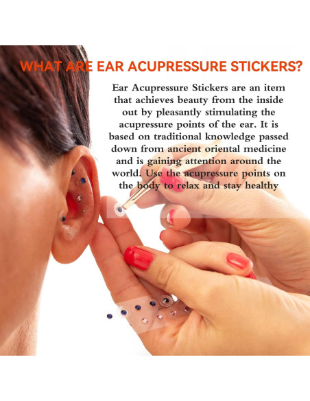 Kit de Semillas de Oído de Acupuntura Pddolw - 120 Pcs