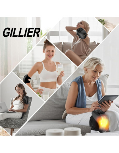 Masajeador de Rodilla GILLIER con Calor y Vibración 2025