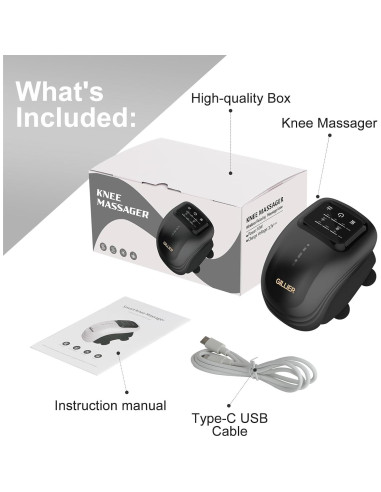 Masajeador de Rodilla GILLIER con Calor y Vibración 2025