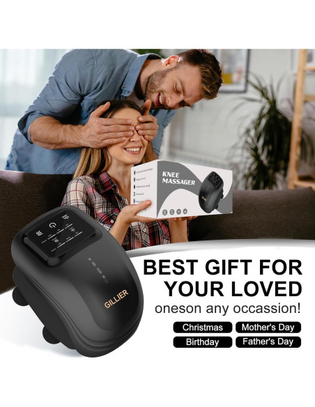 Masajeador de Rodilla GILLIER con Calor y Vibración 2025