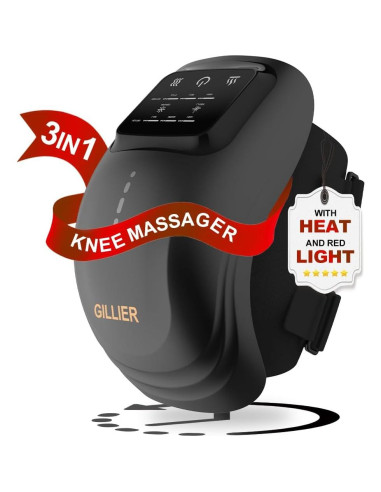 Masajeador de Rodilla GILLIER con Calor y Vibración 2025