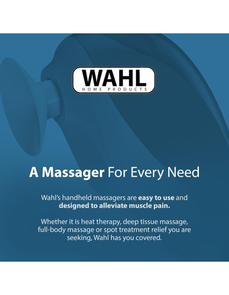 Masajeador Vibratorio Wahl 4120-600 con 4 Accesorios