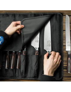 Conjunto de cuchillos de cocina XYJ 13 piezas acero inoxidable 2