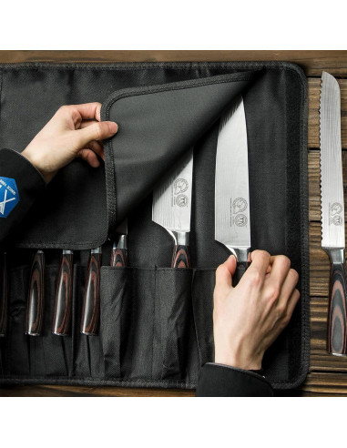 Conjunto de cuchillos de cocina XYJ 13 piezas acero inoxidable