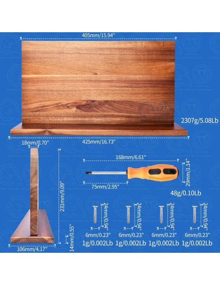 Conjunto de cuchillos de cocina XYJ 13 piezas acero inoxidable