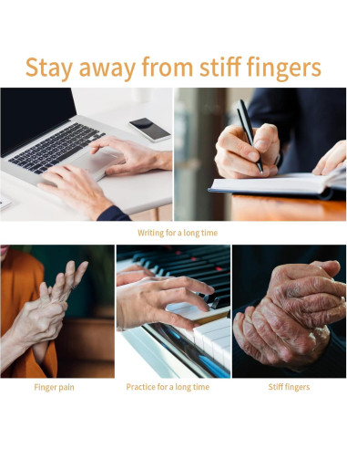 Conjunto de Anillos y Pulseras de Acupresión HexinYigjly - 14 Piezas