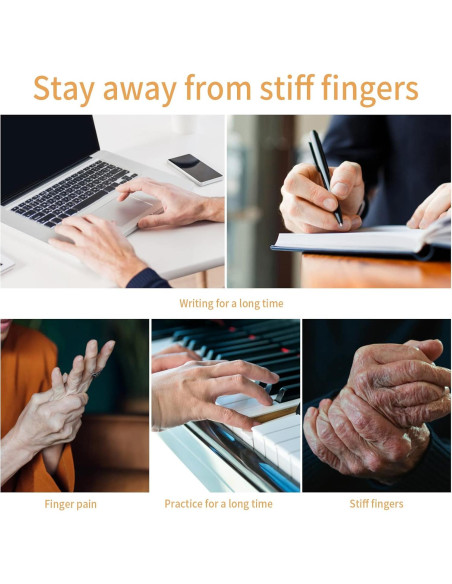 Conjunto de Anillos y Pulseras de Acupresión HexinYigjly - 14 Piezas