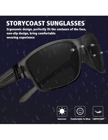 Gafas de sol STORYCOAST polarizadas para ciclismo y deportes