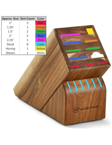 Juego de Cuchillos Wüsthof Gourmet 16 Piezas Acero Inoxidable