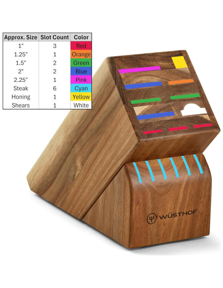 Juego de Cuchillos Wüsthof Gourmet 16 Piezas Acero Inoxidable