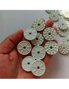 100 Piezas Picos de Acupresión Plástico UXOWOXU 25x25mm 2