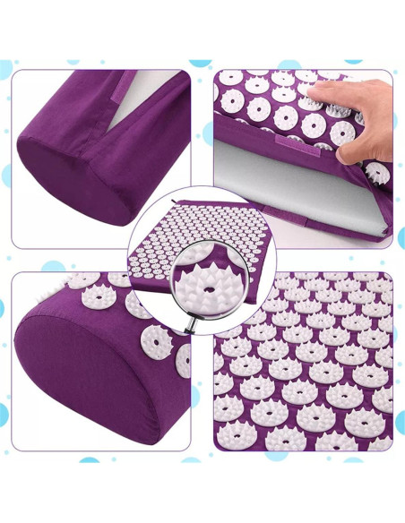 100 Piezas Picos de Acupresión Plástico UXOWOXU 25x25mm