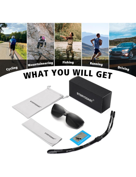 Gafas de sol STORYCOAST polarizadas para ciclismo y deportes