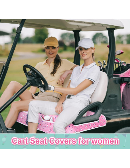 2 Fundas de Asiento de Carro de Golf Datanly JIA1018 para Mujeres