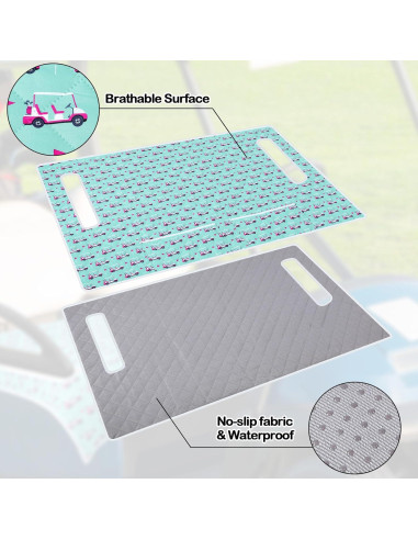 2 Fundas de Asiento de Carro de Golf Datanly JIA1018 para Mujeres