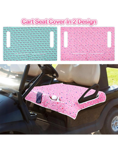 2 Fundas de Asiento de Carro de Golf Datanly JIA1018 para Mujeres
