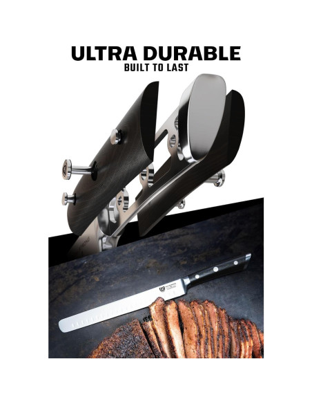 Cuchillo de Rebanar Dalstrong 25.4 cm Acero Alemán G10
