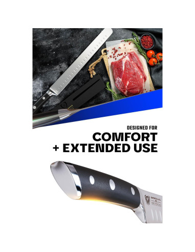 Cuchillo de Rebanar Dalstrong 25.4 cm Acero Alemán G10