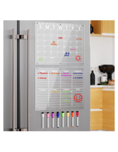 Calendario Magnético de Pizarra Blanca Neatsure 38.1x27.9cm