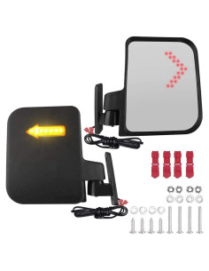 Espejo Lateral de Carrito de Golf MOSNAI con Luz de Giro