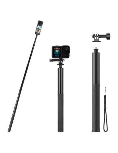 Palo de Selfie Invisible BRDRC 135 cm para Insta360 y DJI OSMO