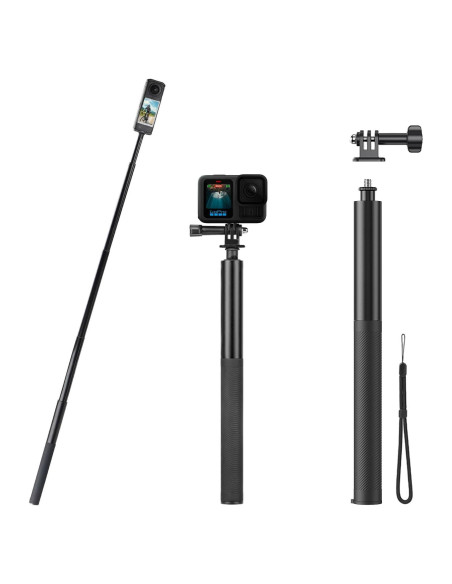 Palo de Selfie Invisible BRDRC 135 cm para Insta360 y DJI OSMO