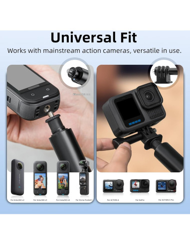 Palo de Selfie Invisible BRDRC 135 cm para Insta360 y DJI OSMO
