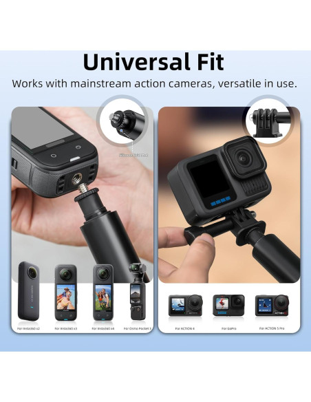Palo de Selfie Invisible BRDRC 135 cm para Insta360 y DJI OSMO