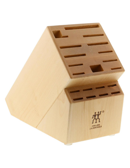 Bloque de cuchillos de madera ZWILLING 20 ranuras 26.67x13.97x23.37 cm