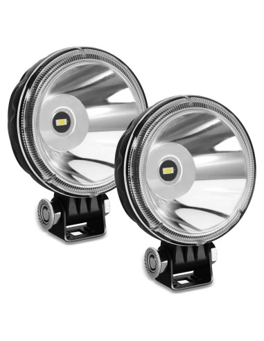 Luz Pod LED Redonda 12V BEAMCORN 30W 3 Pulgadas 2-Pack