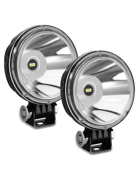 Luz Pod LED Redonda 12V BEAMCORN 30W 3 Pulgadas 2-Pack