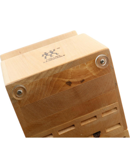 Bloque de cuchillos de madera ZWILLING 20 ranuras 26.67x13.97x23.37 cm