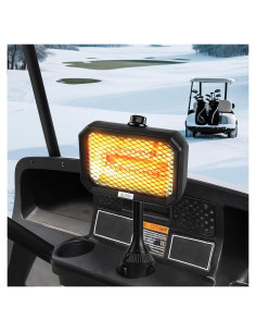 Calentador Eléctrico para Carro de Golf UNIGT GC003 400W Silencioso