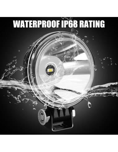 Luz Pod LED Redonda 12V BEAMCORN 30W 3 Pulgadas 2-Pack