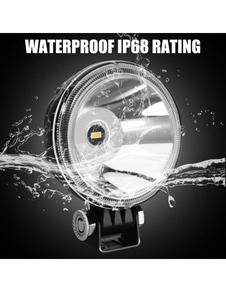 Luz Pod LED Redonda 12V BEAMCORN 30W 3 Pulgadas 2-Pack