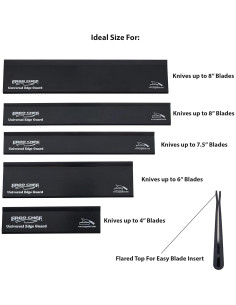 Conjunto de Protectores de Cuchillos Ergo Chef 5 Piezas Negro 2