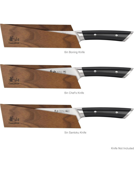 Funda Magnética para Cuchillos Cangshan de Madera Fresno