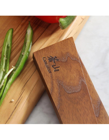 Funda Magnética para Cuchillos Cangshan de Madera Fresno