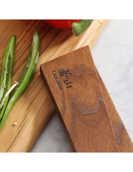 Funda Magnética para Cuchillos Cangshan de Madera Fresno