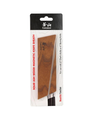 Funda Magnética para Cuchillos Cangshan de Madera Fresno