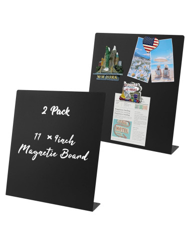 Paquete de 2 Tableros Magnéticos Huiyangteng 27.9x22.9 cm